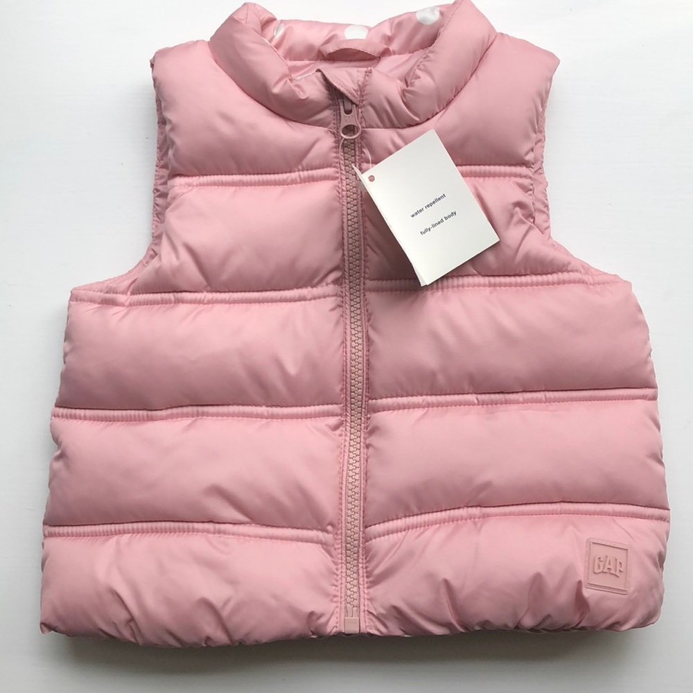 NWT Baby GAP Pink Vest 18-24 months